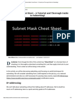 Subnet Mask Cheat Sheet - A Tutorial and Thorough Guide To Subnetting - 2