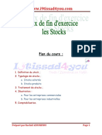 Travaux de Fin D'exercice - Les Stocks