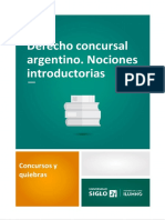 01 Derecho Concursal Argentino - Nociones Introductorias