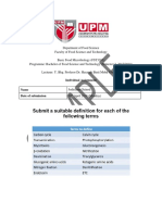 Definitions - Individual Assignment