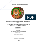 Guia para Delimitacion de Una Cuenca Hidrografica - 16120044 PDF