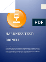 Hardness Test - Brinell PDF