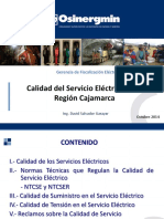 Calidad Servicio Electrico Cajamarca PDF