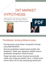 Efficient Market Hypothesis