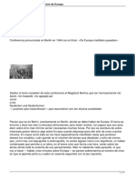 Meditación de Europa de Ortega y Gasset PDF