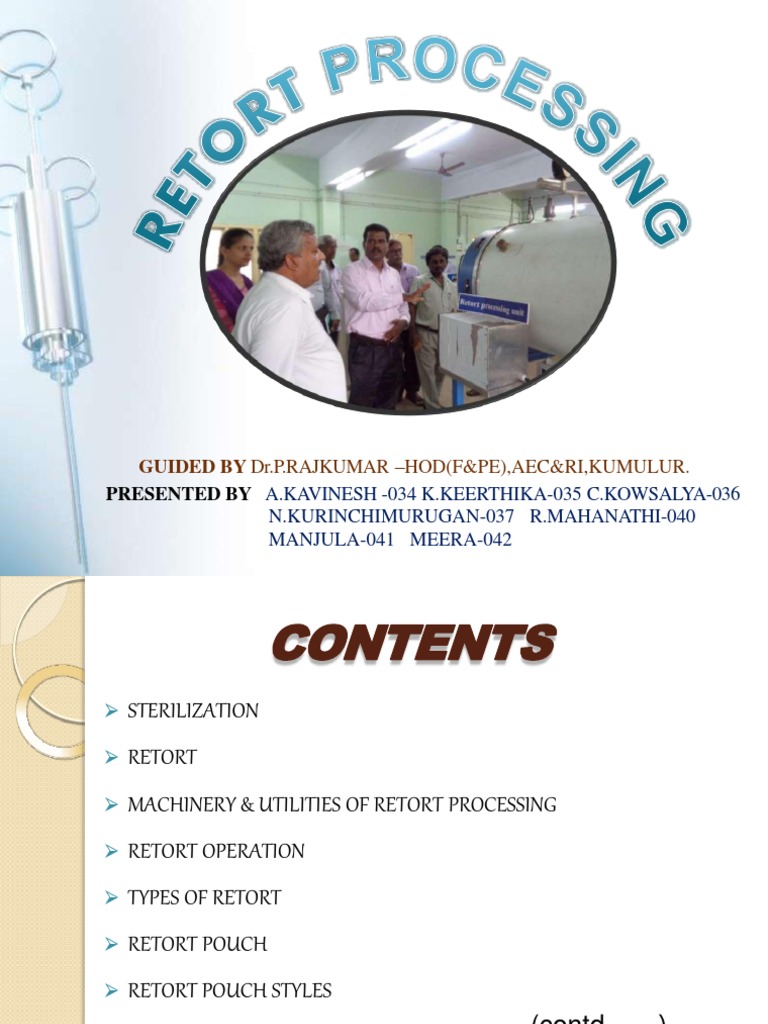 Retort Packaging | PDF | Pressure Cooking | Steam
