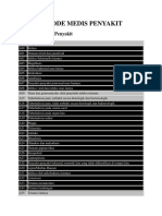 Daftar Kode Medis Penyakit PDF