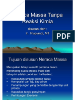 Dokumen - Tips - Neraca Massa Tanpa Reaksi Kimia2ppt PDF