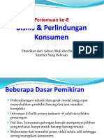 Pertemuan 8 - Bisnis Dan Perlindungan Konsumen PDF