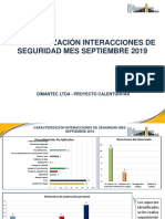 Caracterización Interacciones de Seguridad Mes Septiembre 2019 PDF