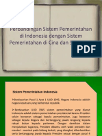 Perbandingan Beberapa Sistem Pemerintahan Negara