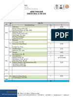 Sem1 - A - Jadwal Kuliah PDF