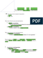 Incompatibilities in Pharmaceutical Compounding