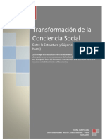 Transformacion de La Conciencia Social Entre La Estructura y Superestructura PDF