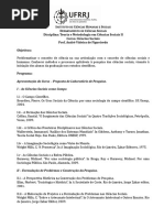 Teoria e Metodologia CS II revisto.doc