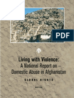 Living With Violence - A National Report On Domestic Violence in Afghanistan, Global Rights, 2008 PDF