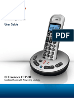 BT3500 Cordless Manual