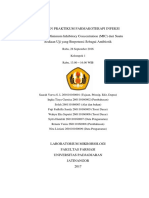 KELOMPOK 1 - Penentuan Minimum Inhibitory Concentration (MIC) Dari Suatu Sediaan Uji Yang Berpotensi Sebagai Antibiotik