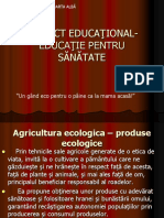 Proiect Educational Educatie Pentru Sanatate