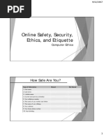 LESSON 1.2 - Online Safety, Security, Ethics, and Etiquette