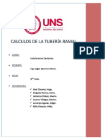 CALCULO DE LOS RAMALES - Terminado