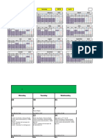 Calendario de OBRA-PW4