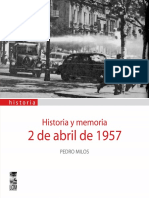 Historia y Memoria. 2 de Abril de 1957 -Pedro Milos