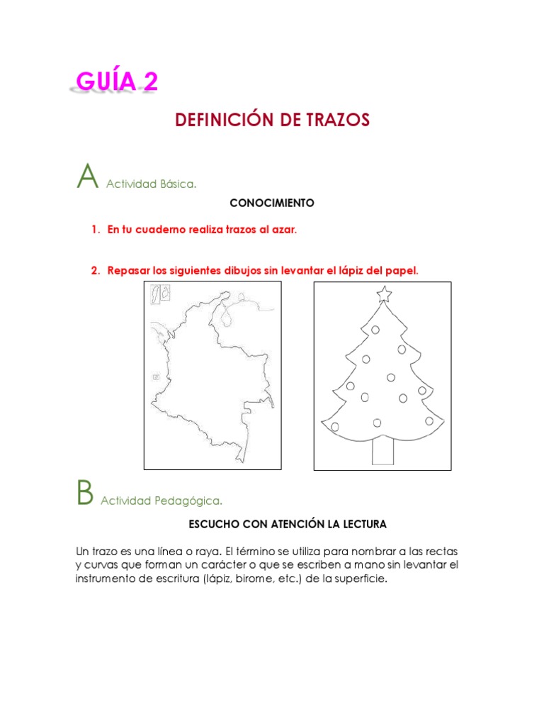 Definición y Significado de Trazos | PDF | Métodos y materiales de ...