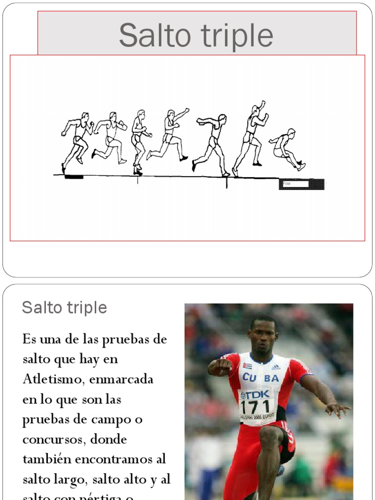 Fases y reglas del salto triple en atletismo | PDF | Deporte del ...