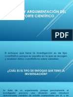 Análisis y Argumentación Del Reporte Científico