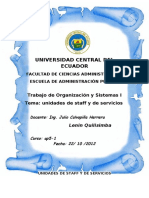 Unidades de Staff y de Servicios PDF