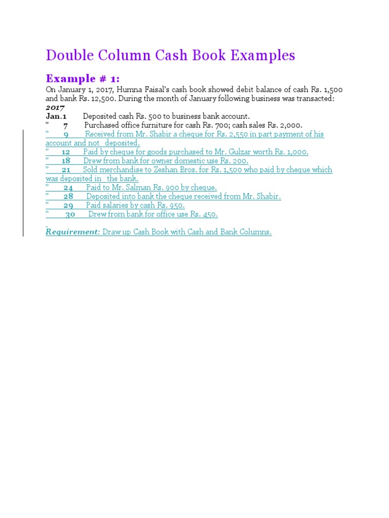 Cash Book | PDF