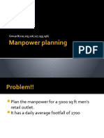 Manpower Planning: Group B (110,115,116,127,155,156)