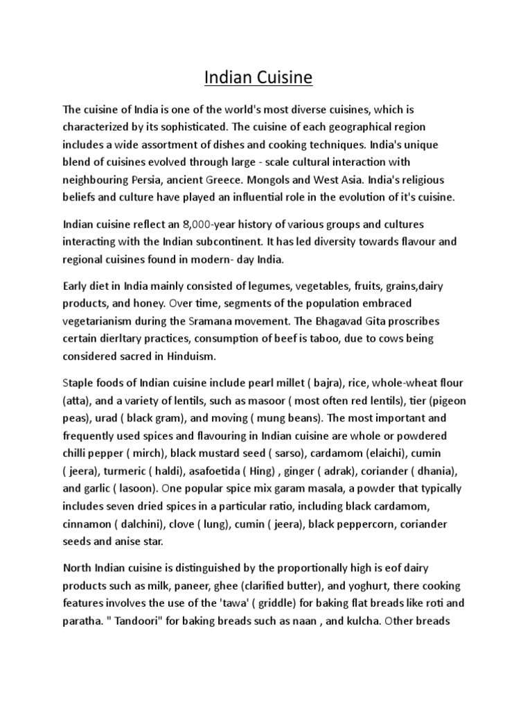 Food | PDF | Indian Cuisine | Curry