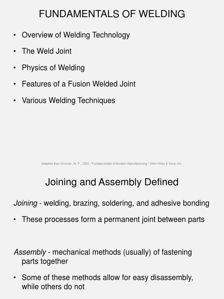 Chapter 12 Welding Pdf Welding Construction