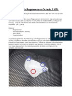 Anleitung Regensensor Tauschen