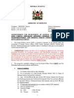 Ministry of Defence KDF Recruitment Advertisement 2019 1
