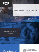 Collecting IoT Data in InfluxDB