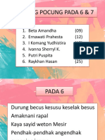 Tembang Pocung Pada 6 & 7