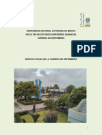 Programa Servicio Social Enfermeria PDF