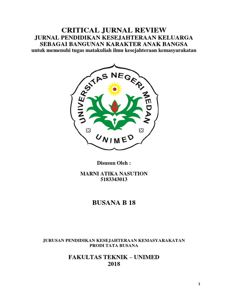 Critical Jurnal Review