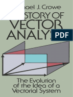 (Michael J. Crowe) History of Vector Analysis PDF
