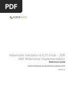 Hibernate Validator Reference
