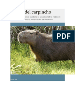 Carpincho Especie Promisoria PDF