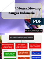 (X) Bab 2 Asal-Usul Nenek Moyang Bangsa Indonesia