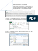 Convertir Formato CSV A Excel PDF