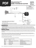 Adaptador de Tacometro Diesel