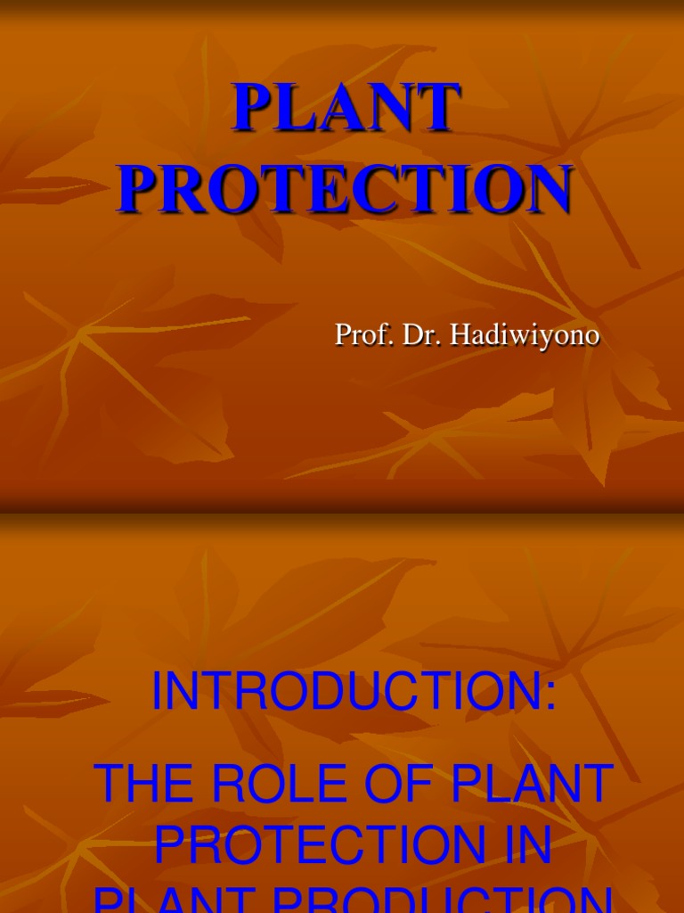Plant Protection in Agriculture Overview | PDF | Agronomy | Agriculture