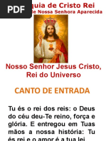 Slide Missa de Cristo Rei 2019