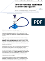 Expertos Advierten de Que Las Cachimbas Son Tan Nocivas Como Los Cigarros PDF